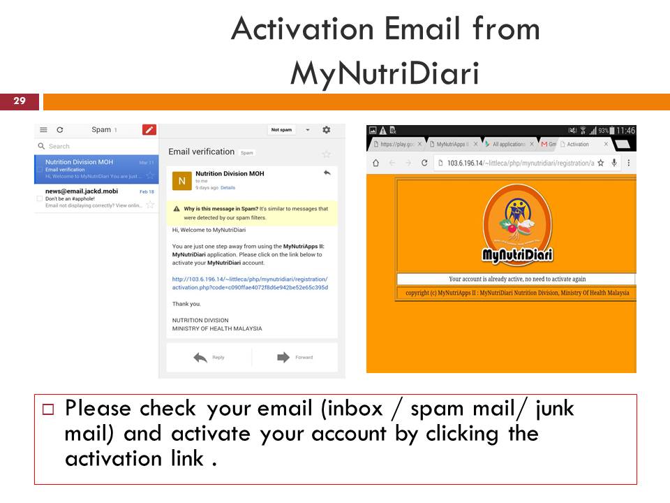 Activation Email